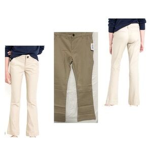 Old Navy Khaki Size 16 Plus Stretch Bootcut Girls Adjustable Waist Pant Girls